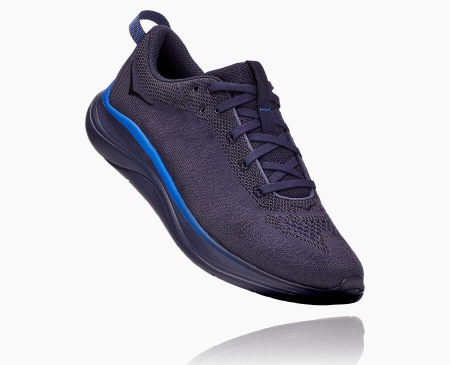 Zapatillas Running Hoka One One Hombre - Hupana Flow - Azul Marino - QIS072936